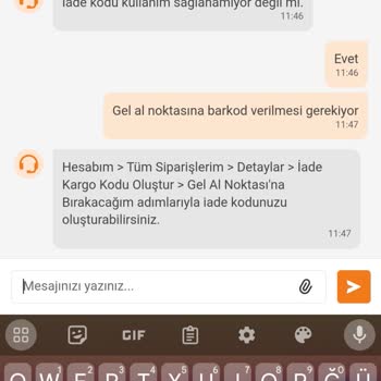 Trendyol Yanlış/ Kusurlu Ürün Gönderimi, İade Yapılamaması
