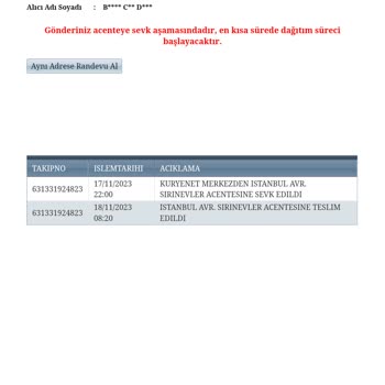 Kuryenet'e Hiç Ulaşılamıyor.