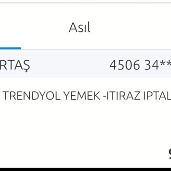 Trendyol Yemek Para Çekimi Yaptı