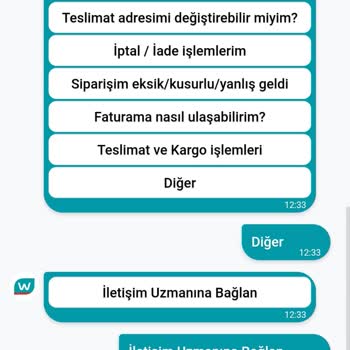 Watsons Kargoya Verilmeyen Sipariş