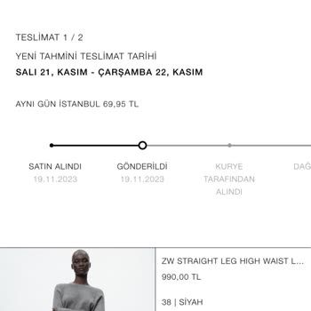 Zara Sipariş İptal Talebi