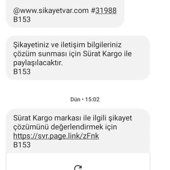 Sürat Kargo Teslimatı Neden Hala Yapılmadı