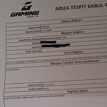 Laptop.com.tr Bozuk Ürün Gönderip İade Yapmıyor