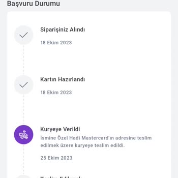 AGT Kurye (aynigunteslim.com) Hadi Master Kartım 1 Aydır Teslim Edilmedi!