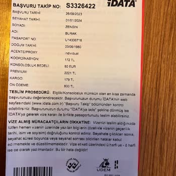 iData Vize Değerlendirme Süreci