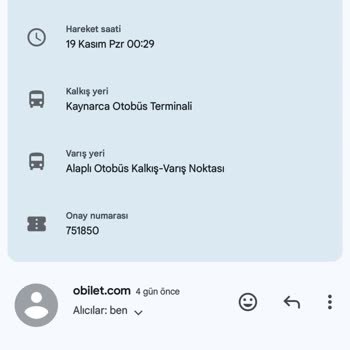 Obilet Otobüste Olmamama Rağmen Otobüste Gözükmem