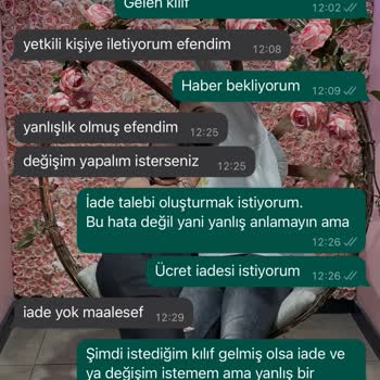 Kilifsuar (Instagram) Yanlış Ürün Gönderimi