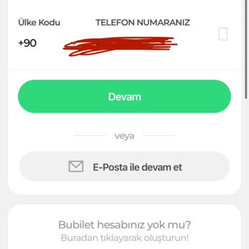 Bubilet Giriş Yapamıyorum Çözüm