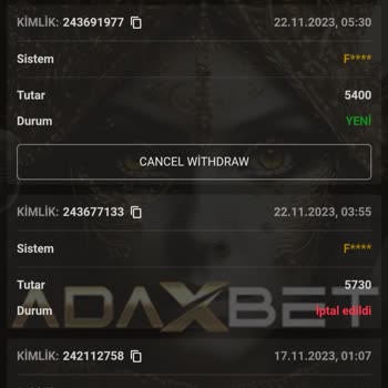 Adaxbet Ödeme 8 Saat Oldu