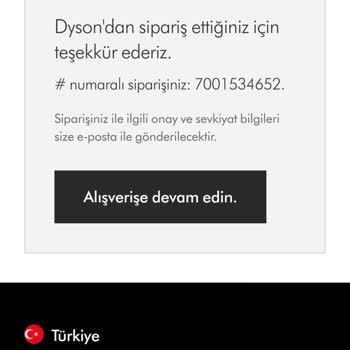 Dyson Ürün Göndermeyip Oyaladı