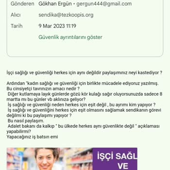 Tez-Koop-İş Sendikası TEZ-KOOP İş Sendikası Ayrımcılık Yapıyor.