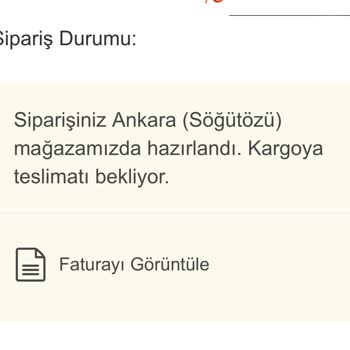 Vatan Bilgisayar 15 Günlük Siparişi Gönderememesi.