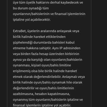 Extrabet Hesabımı Kapattınız Ve Düzeltme Yapılmasını İstiyorum