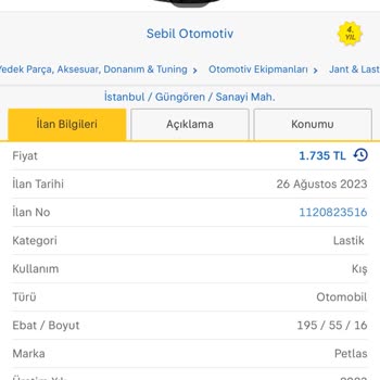 Petlas Lastik 2023 Yılı Diye 2019 Lastik Aldım