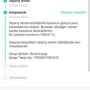 Sürat Kargo Kırılan Ürünlerimin Ücret İade Talebi