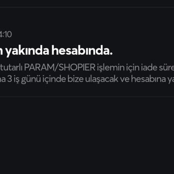 Dunkloss Official Ücretin Eksik İade Edilmesi