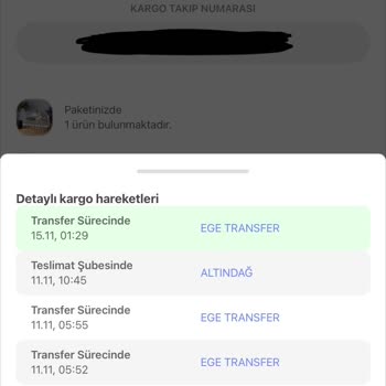 Aras Kargo Uzun Süren Teslimat