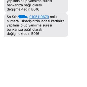Watsons İade Ettiğim Ürünün Parası 2 Haftadır Yatmadı