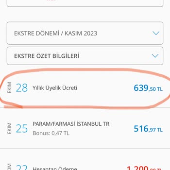 Denizbank Yıllık Üyelik Ücreti