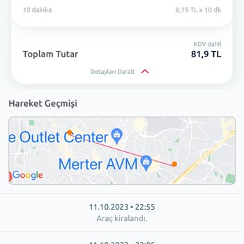 Tiktak Kiralama Kaza Yapmamış Olmama Rağmen Fatura Kestiler