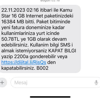 Turkcell Bilgi Vermede İşlem Yapması