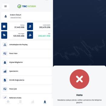 Trc Yatırım Aldatmacası Para Çektirmeme Yalanları