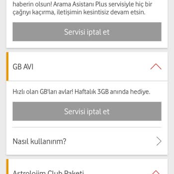 Vodafone Onayım Olmadan Servislere Üye Yapılıp Ücret Fatura Edilmesi!