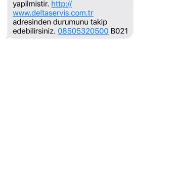 Delta Teknik Servis Ürünü Garantisi Devam Etmesine Rağmen Garantiye Sokmuyorlar.