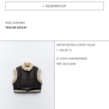 Zara İade Eksik Ödemesi