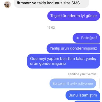 Minicik_kiids (Instagram) Yanlış Ürün Gönderilmesi
