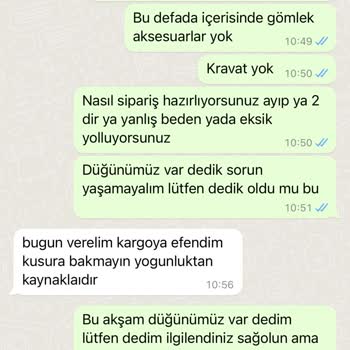 Terziayhan Classics Düğün Öncesi Kıyafet Sorunları Ve Müşteri Memnuniyetsizliği