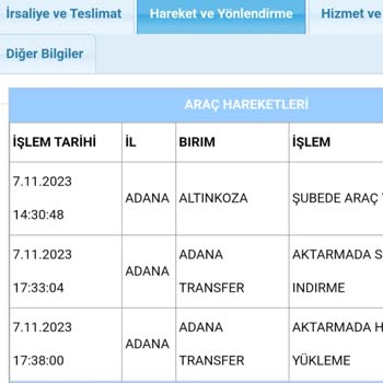 Aras Kargo Adana Altınkoza Ve Adana Transfer Kargoyu Kaybetti