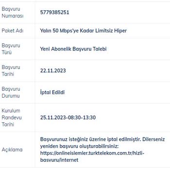 Türk Telekom İnternet Bağlantısı Yapmamakta