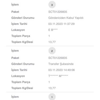 Scotty Hepsiburada-Ebebek-Scott-Tanzim Kargo- Kargoda İadede Muhatap Da Yok