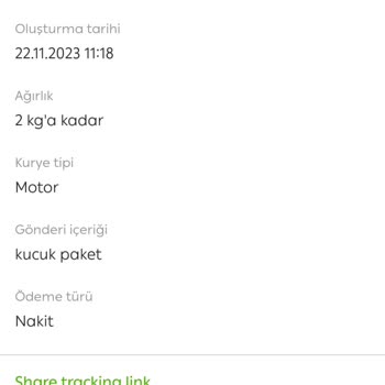 BanaBiKurye Kurye Tarafından Geciken Teslimat