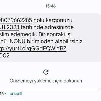 Yurtiçi Kargo Evde Olduğumuz Halde Kargoyu Teslim Etmedi