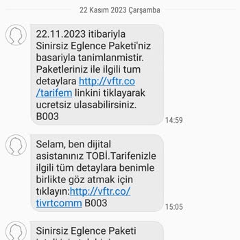 Vodafone Onay Vermediğim Halde Tarafıma Tanımlı Olan Paket