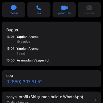 Oyku Wear Benimle İletişime Geçilmiyor