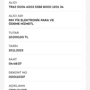PayFix Param İade Edilmedi Hesabım Bloke Edildi