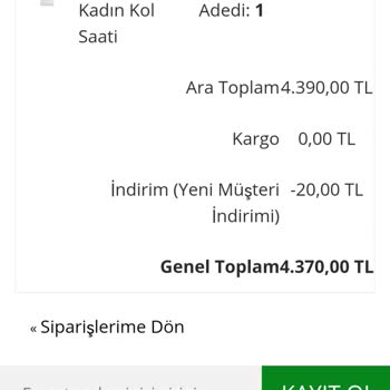 Welder Watch Saat & Saatten Aldığım Ürünün İadesi