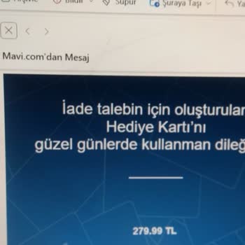 Mavi.com'da 'Hediye Çeki' Oyunu