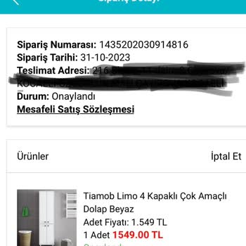 A101 İn 22 Gündür Kargoya Vermediği Ürün