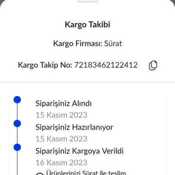 Sürat Kargo Teslim Edilmeyen Kargo