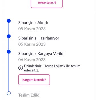 Pazarama Teslim Edilmeyen Ürün