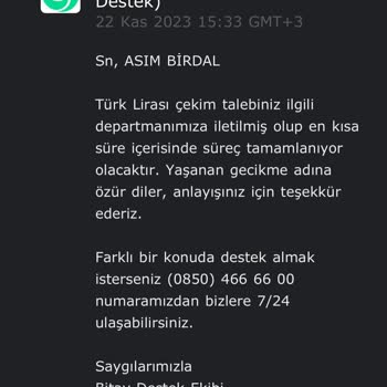 Bitay Parayı Zamanında Yatırmıyor
