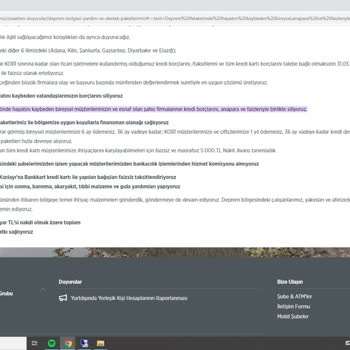 Ziraat BANKASI_HATAY_DEPREMDE Vefat Eden Babamın Kredi Borcu Silinmedi