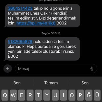hepsiJET Evde Olmadığım Yalanı