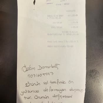 Bakanspor 1 Ay Kullanılan Ürünün Deforme Olması Hk