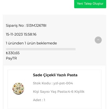 Linaria Pastaneleri Linaria Pasta Sincan Para İadesi Yapılmaması - Telefonları Açmamaları