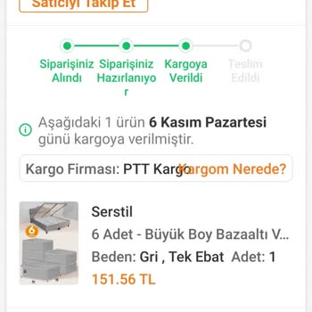 PTT Kargo Zamanında Teslim Edilmeyen Ürün